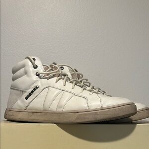 White High-Top Sneakers